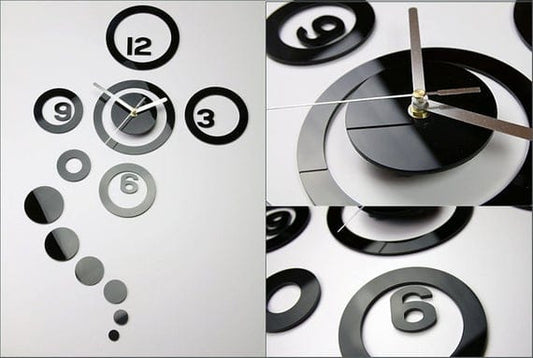 Large DIY 3D Acrylic Wall Clock