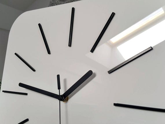 Simple Silent Square Acrylic Wall Clock