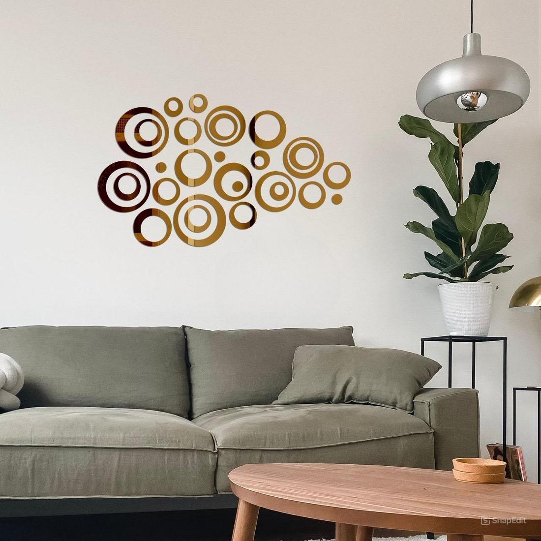 Acrylic Round Mirror Wall Stickers