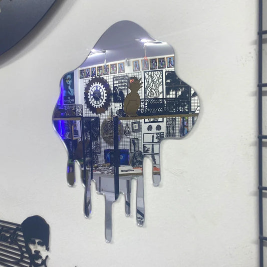 Dripping Acrylic Mirror Wall Art